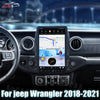 AuCar Tesla Android 13 13.6 inch Car Radio GPS Navigation Android Head Unit for Jeep Wrangler/Gladiator 2018-2021 Car Multimedia Stereo Player Car Video