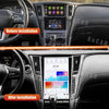 AuCar 13.6'' Tesla Android Car Radio Video GPS Navigation Car Multimedia Stereo Player For Infiniti Mark6 Q50 Q50L Q60 Q60L 2020-2022