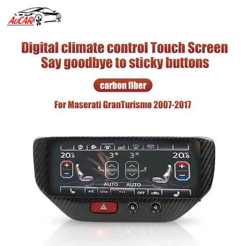 AuCAR Digital AirCon AC/C Panel for Maserati GT/GC GranTurismo 2007 – 2017 climate control
